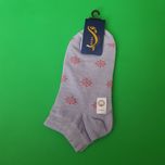 جوراب ساق کوتاه زنانه مدل برف مجموعه 2 عددی