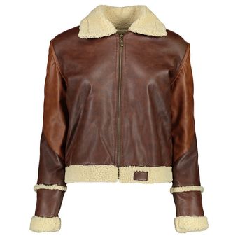 کاپشن چرم مشهدزنانه دثار مدل 667