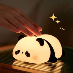 چراغ خواب سیلیکونی پاندا مدل Sleepy-Panda RGB