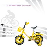دوچرخه بابزی سایز 12 پشتی دار قمقمه دار