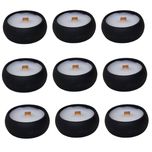 شمع وارمر مدل ژورنالی کد wooden wick بسته 9 عددی