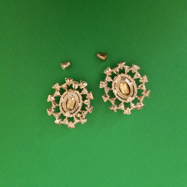 گوشواره زنانه مدل بیضی 013