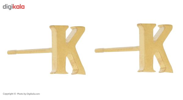 گوشواره میخی مارنا گالری حرف K