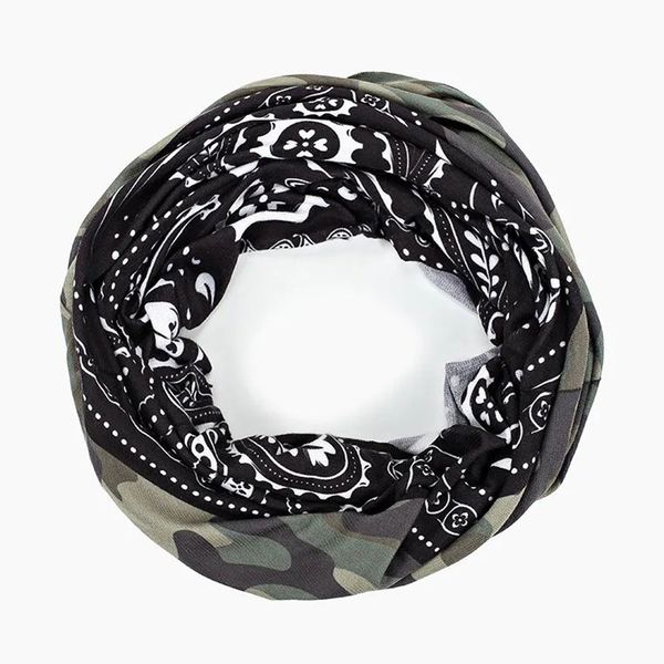 دستمال سر و گردن باف مدل camo cash multi