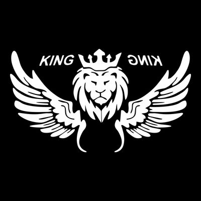 برچسب بدنه خودرو ماتریسیو طرح بال شیر king کد M82