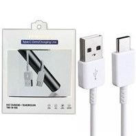 کابل شارژ و دیتا Type -C فست Samsung S8 پک سفید