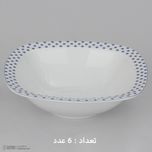 سرویس غذاخوری 27 پارچه چینی زرین ایران مدل کواترو ورنیکا درجه یک