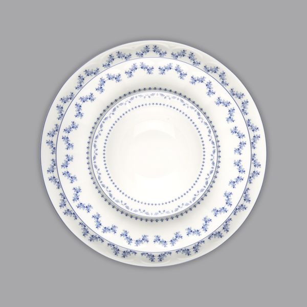 سرویس غذاخوری 29 پارچه 6 نفر چینی زرین ایران مدل فرانسیس سری نئوکلاسیک درجه یک