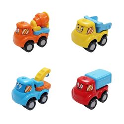 ماشین بازی مدل شهری و راهسازی بسته 4 عددی
