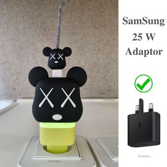 محافظ کابل و شارژر دیواری سامسونگ طرح Xbear مجموعه 4 عددی