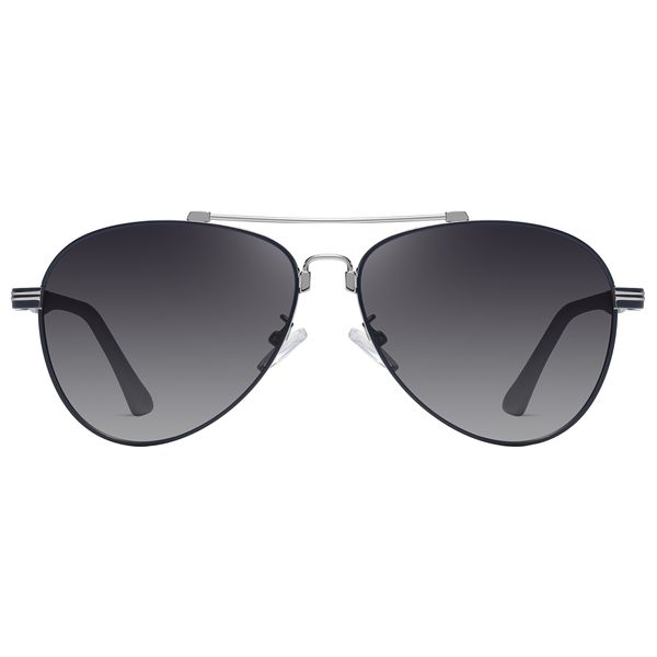 عینک آفتابی خلبانی پلاریزه آلبرت وگ مدل JS8528C05-P120 Polarized Flex