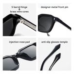 عینک آفتابی ویفرر (Wayfarer) آلبرت وگ مدل SZ8105 Obsidian