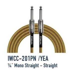 KIRLIN CABLE IWCC-201 PN/10M (1/4 MONO STRAGHT)