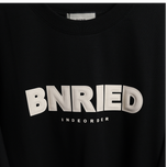 تیشرت وارداتی باکسی طرح BNRIED مشکی