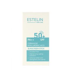 ضدآفتاب استیکی سرامید و هیالورونیک اسید استلینمناسب پوست خشک ESTELIN Sunscreen Stick SPF PA++ with Ceramide & Hyaluronic Acid