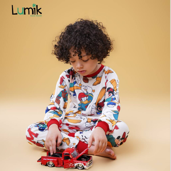 بلوز شلوار خواب و راحتی اردک و میکی