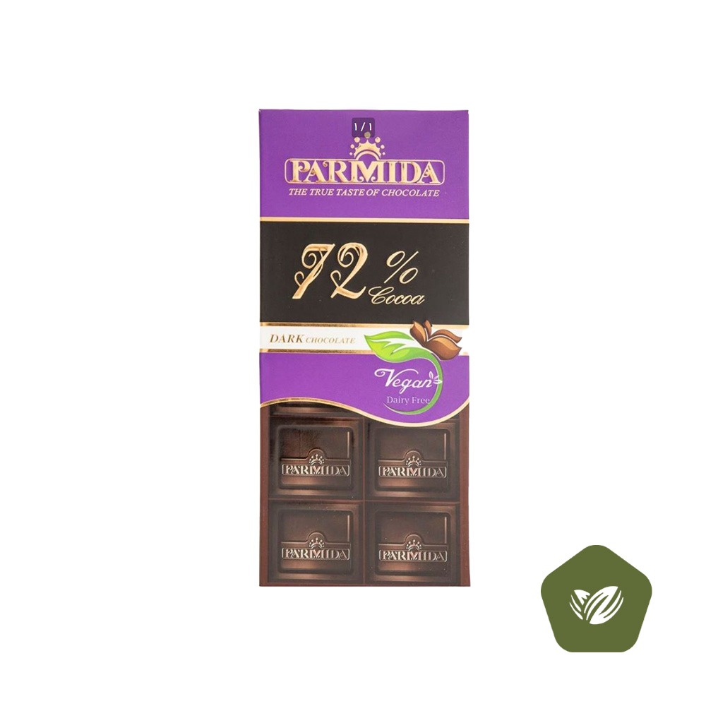 شکلات تلخ 72 درصد پارمیدا