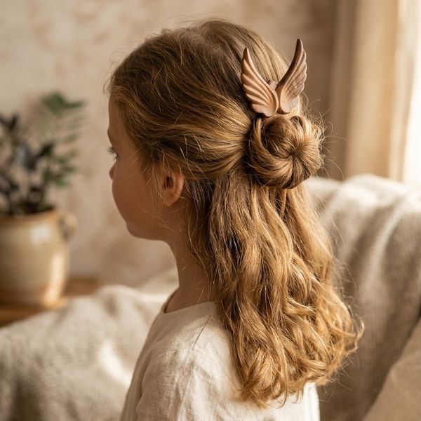 پین مو چوبی طرح بال