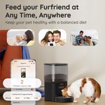 غذا دهنده سگ و گربه اتوماتیک وای فای دار هوشمند برند WOpet Cube Air WiFi Pet