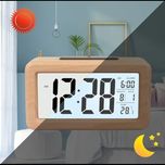 ساعت رومیزی چوبی نوستالژی مدرن و هوشمند