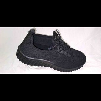کفش اسکیچرز بنددار مشکی مردانه کد190