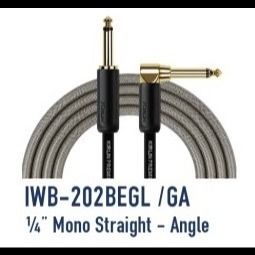 KIRLIN CABLE IWB-202 BFGL/3M (1/4 MONO STRAGHT-ANGLE)