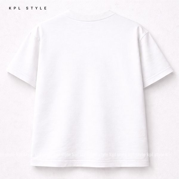 تیشرت باکسی نخ پنبه با طرح لبخند | پارچه بادوام | کد 1455