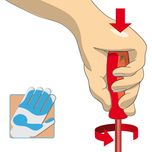 پیچ گوشتی سر آلنی عایق برق یونیور مدل 620CS6VDE-TBI بسته 6 عددی