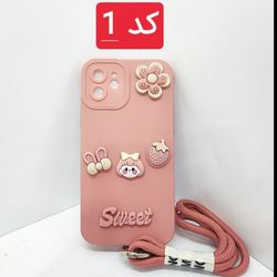 کاور محافظ عروسکی با دستبند برای گوشی آیفون 12