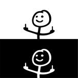 برچسب برش خورده مدل لطفا آهسته برانید کد 0036