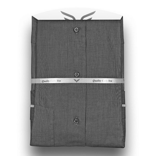 پیراهن مردانه ذغالی بی‌نهایت مردانه پارچه فلورا