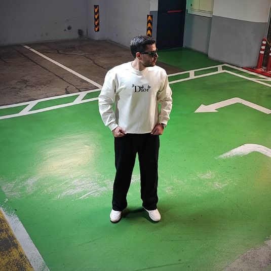 دورس سه نخ پنبه مدل Dior کد 116