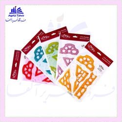 ست خط کش 4 عدد ژله ای ( لوکی )