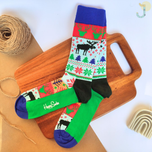 جوراب ساقدار مردانه طرح کریسمسی (1)  برند Happy Socks