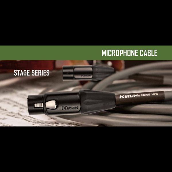 KIRLIN CABLE MPQ-220 BEG/7.6M (XLR MALE - XLR FEMAIL)