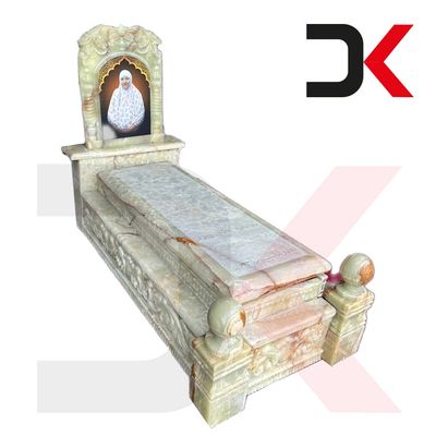 سنگ قبر مرمر سبز لاکچری کد 003