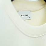 تیشرت وارداتی طرح ساده کرم