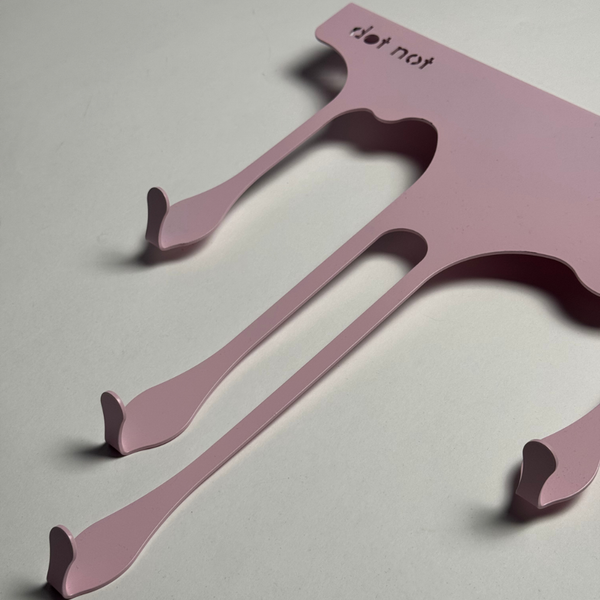 آویز لباس متوسط صورتی drop iron