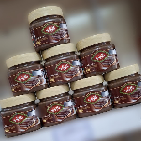 ارده شکلاتی گل ناب