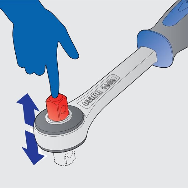دسته بکس جغجغه ای یونیور مدل 1909 سایز 1/2 اینچ