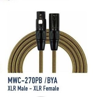 KIRLIN CABLE MWC-270PB/3M (XLR MALE - XLR FEMAIL)