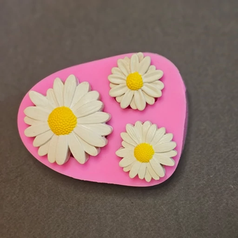 قالب گل بابونه 3 عددی