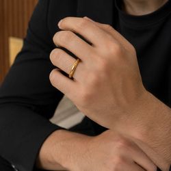 حلقه ساده 2.15 گرم | کارکرده بدون اجرت