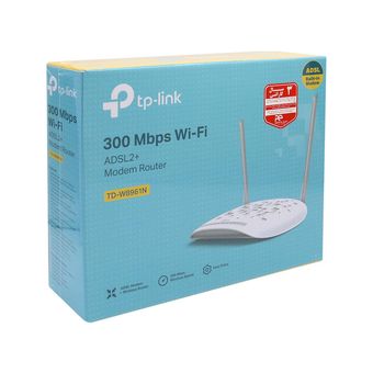 (گارانتی 36 ماه پارس ارتباط) TP-LINK TD_W8961N _Ver 5.0 300Mbps Wireless N ADSL2+ Modem Router مودم