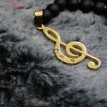 گردنبند مردانه طرح نت موسیقی کد GM-017
