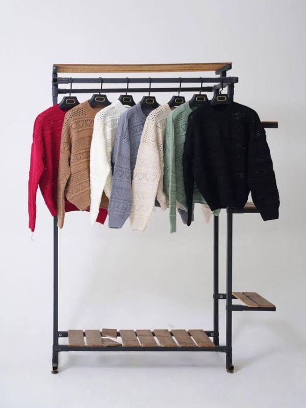 پلیور بافت مدل زنبوری