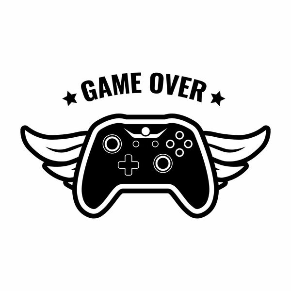 استیکر والتت مدل GAME OVER
