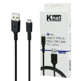 کابل Micro USB کی نت مدل K-CUM02020 طول 2 متر