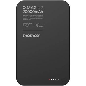 پاوربانک وایرلس شارژ20000 مومکس مدلQ.MAG X2 IP133