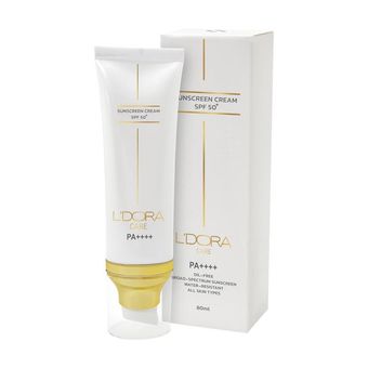 کرم ضدآفتاب +SPF50 بی رنگ 80 گرمی مناسب انواع پوست  CARE COLORLESS SUNSCREEN SPF50+ FOR ALL SKIN TYPES